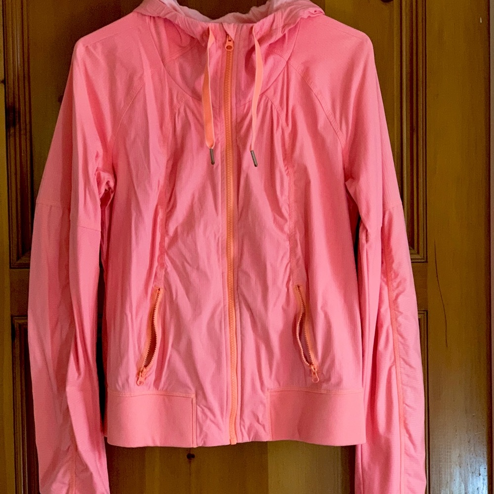 Lululemon coral pink light jacket